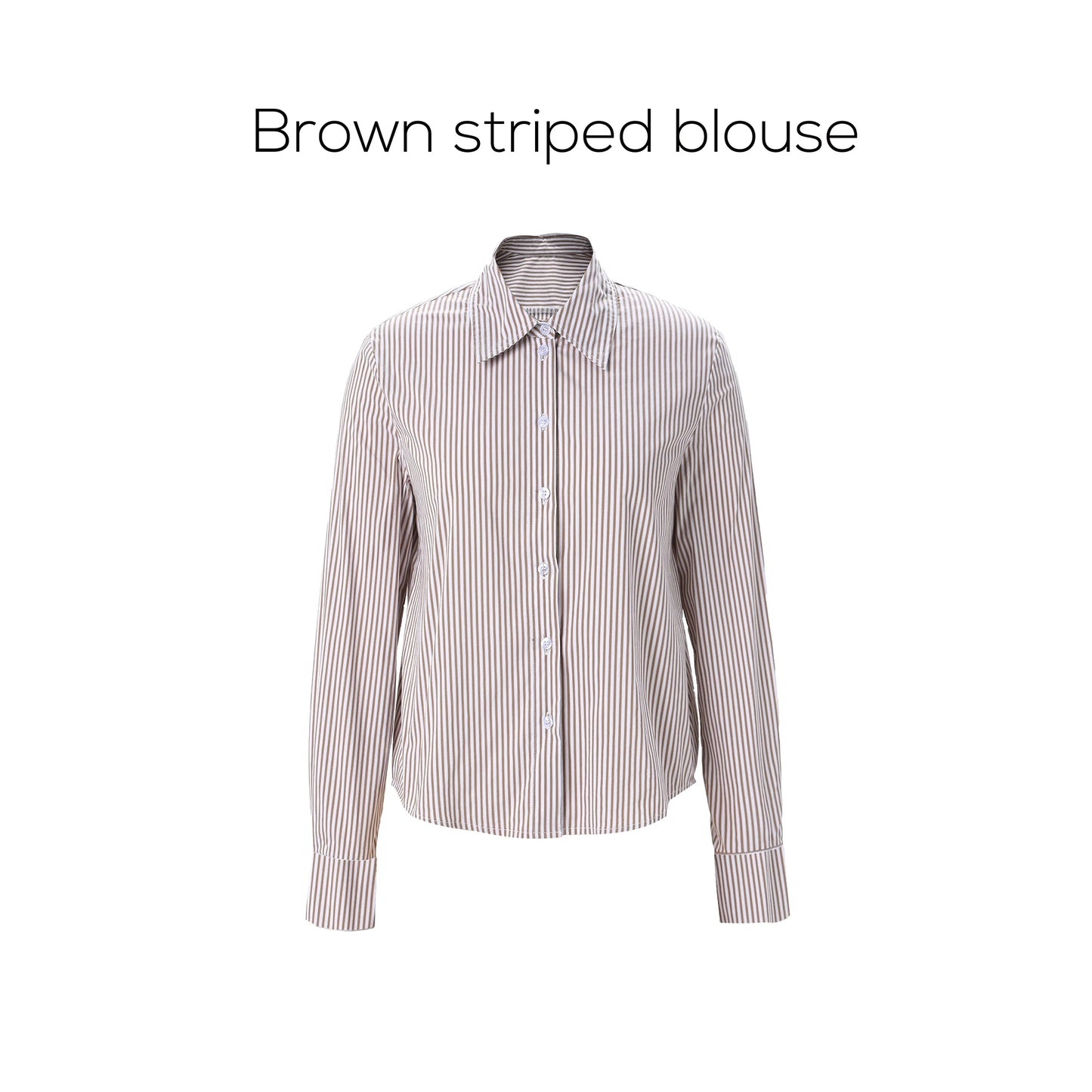 Stripe Blouse & Tencel Slip Dress Set – Modest Two-Piece Spring Fit