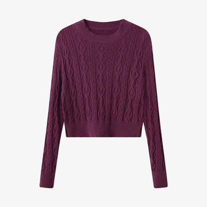 2-Piece Cable Knit Top + Cupro Slip Maxi Dress Set