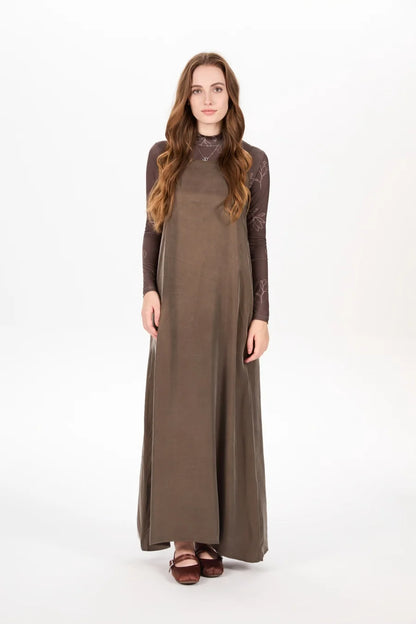 Cupro Luxe 3-Piece Set — Shirt + Slip Dress + Skirt