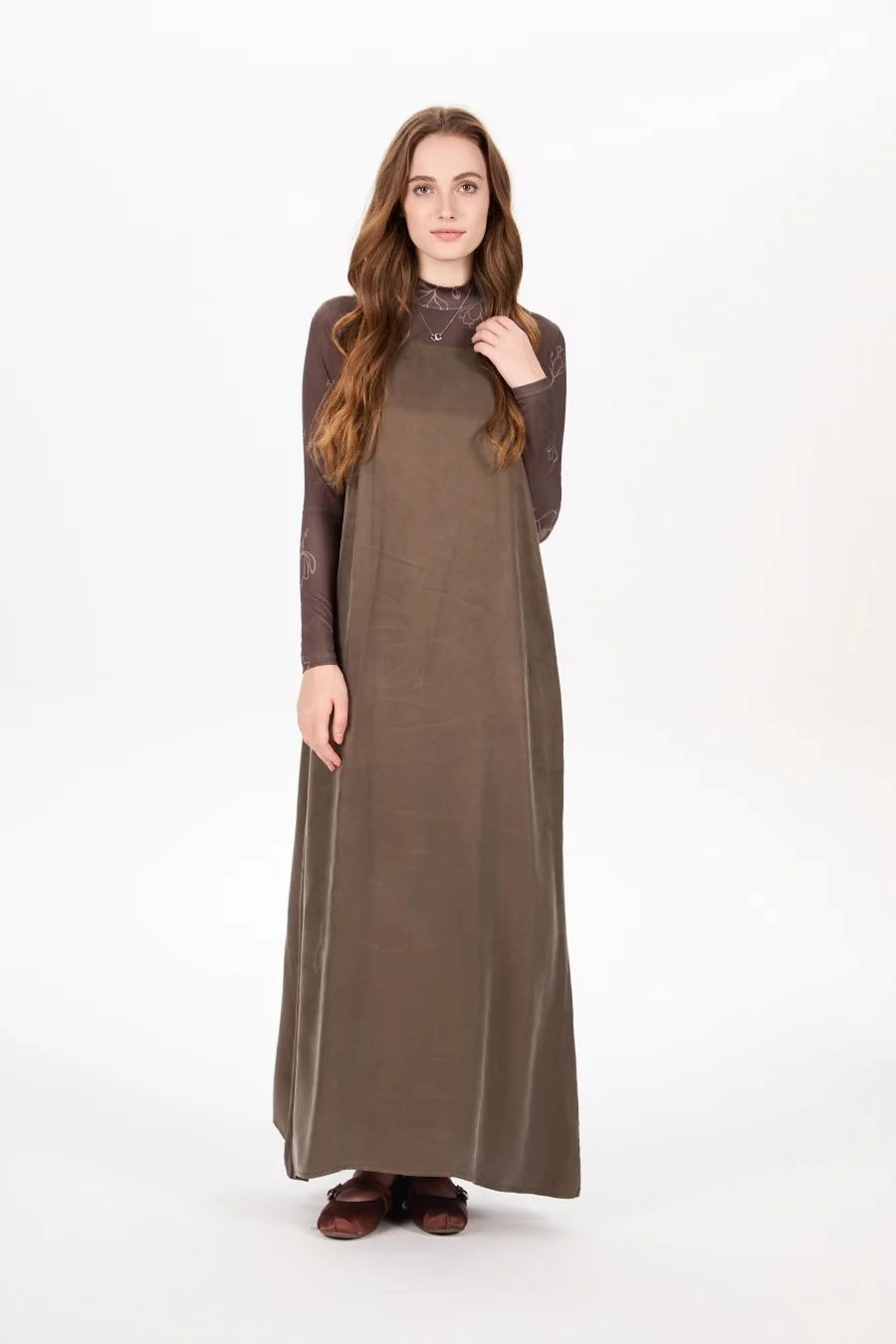 Cupro Luxe 3-Piece Set — Shirt + Slip Dress + Skirt