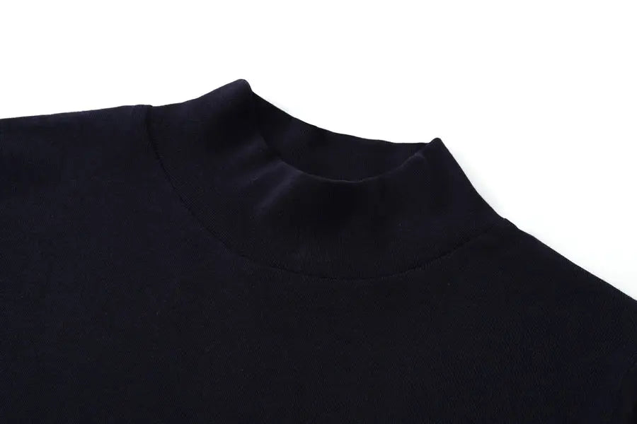 Corduroy Maxi Skirt + High-Stretch Ribbed Top Set (Autumn Edition)