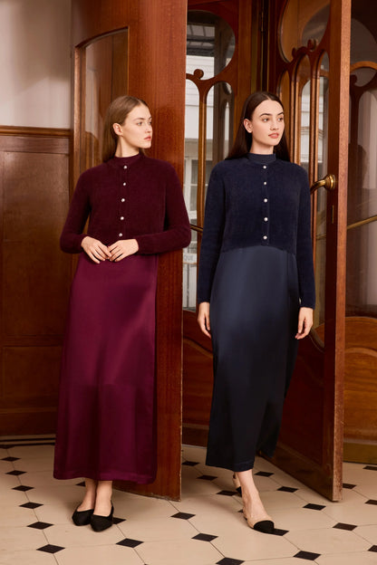 Soft Mohair Knit Cardigan – Classic Button Front