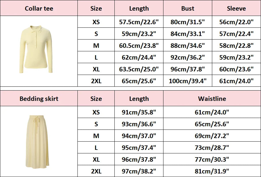 Cotton Blend Turn-Down Collar Top & A-Line Maxi Skirt Set – Modest Casual Fit