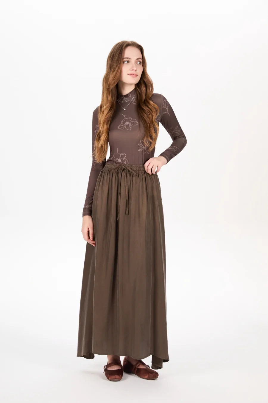 Cupro Luxe 3-Piece Set — Shirt + Slip Dress + Skirt