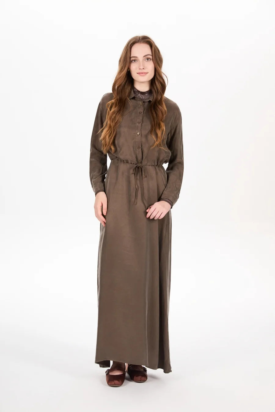 Cupro Luxe 3-Piece Set — Shirt + Slip Dress + Skirt