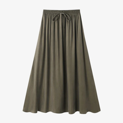 Cupro Luxe 3-Piece Set — Shirt + Slip Dress + Skirt