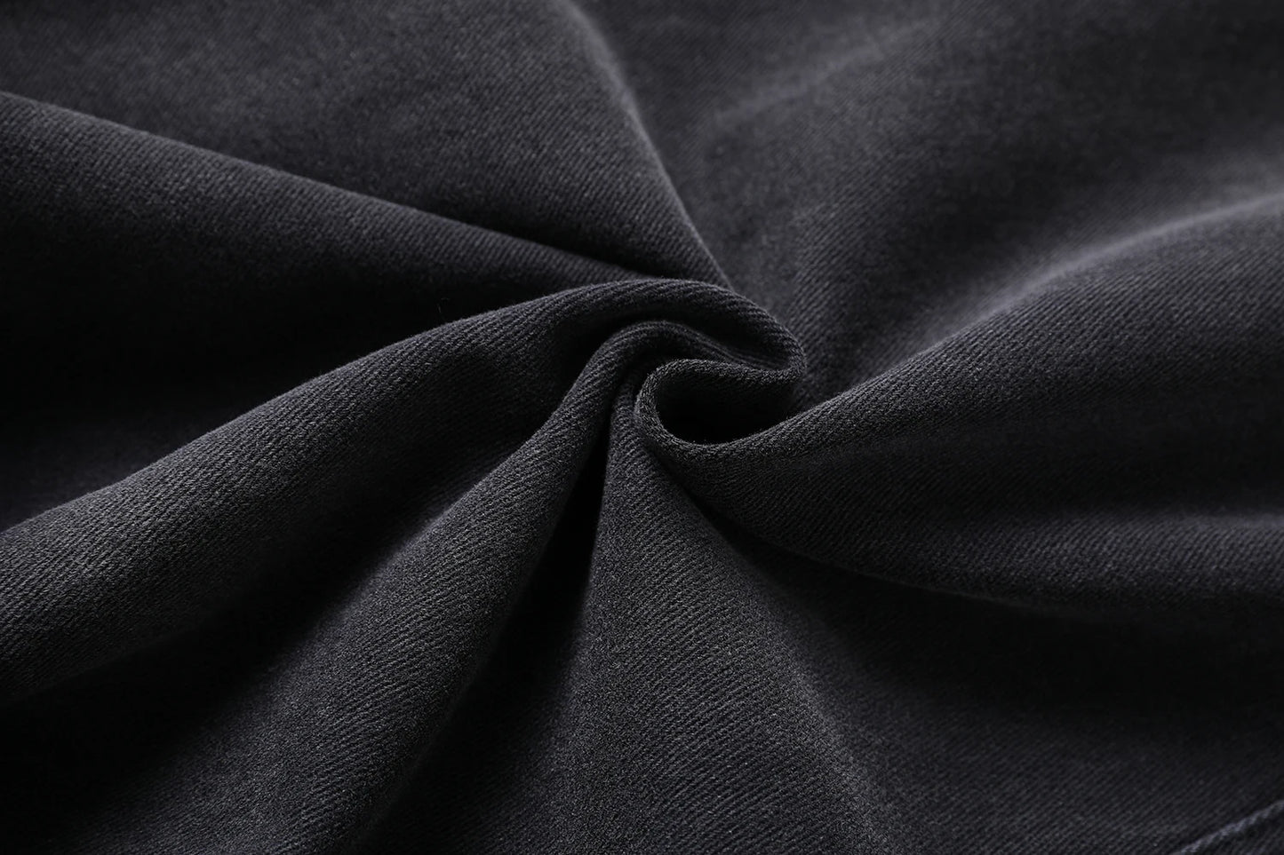 Ribbed Tee & Denim Maxi Skirt Set – Contrast Round Neck Modest Fit