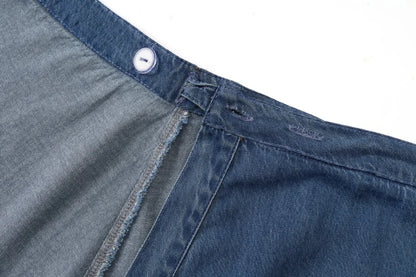 Adjustable Linen Wrap Skirt (Ankle-Length)