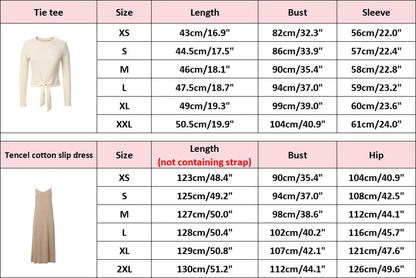 2-Piece Ribbed Wrap Top + Slip Maxi Dress Set