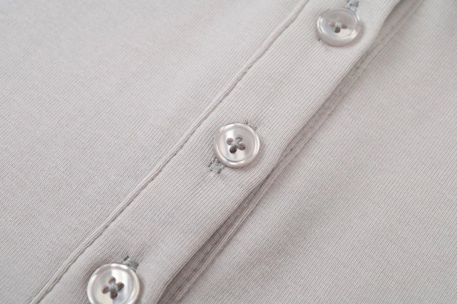 Fitted Stretch Polo Shirt (Cotton Blend)