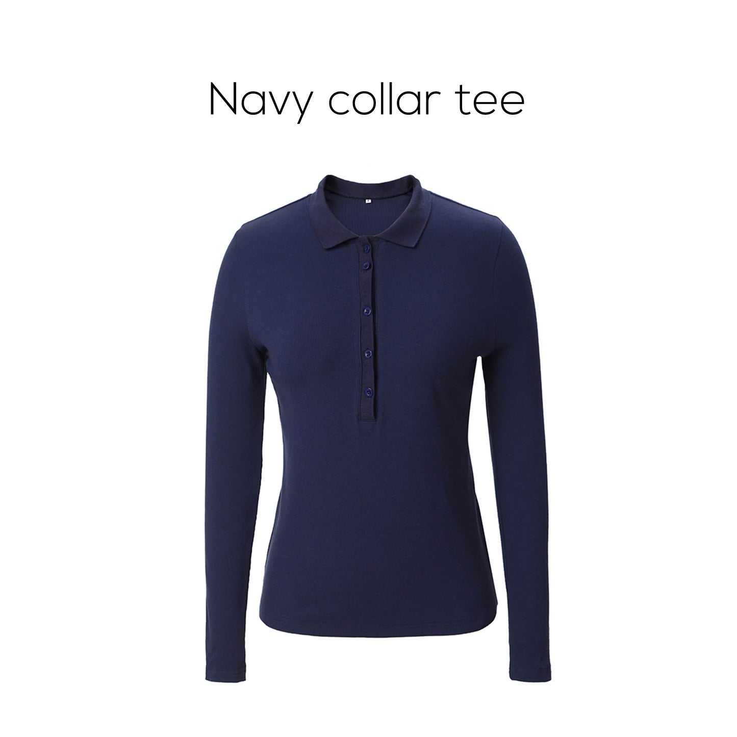 Cotton Blend Turn-Down Collar Top & A-Line Maxi Skirt Set – Modest Casual Fit