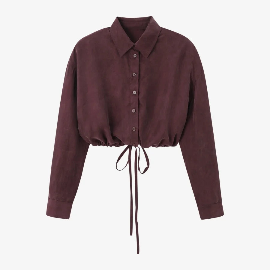 Cupro Luxe 3-Piece Set — Shirt + Slip Dress + Skirt