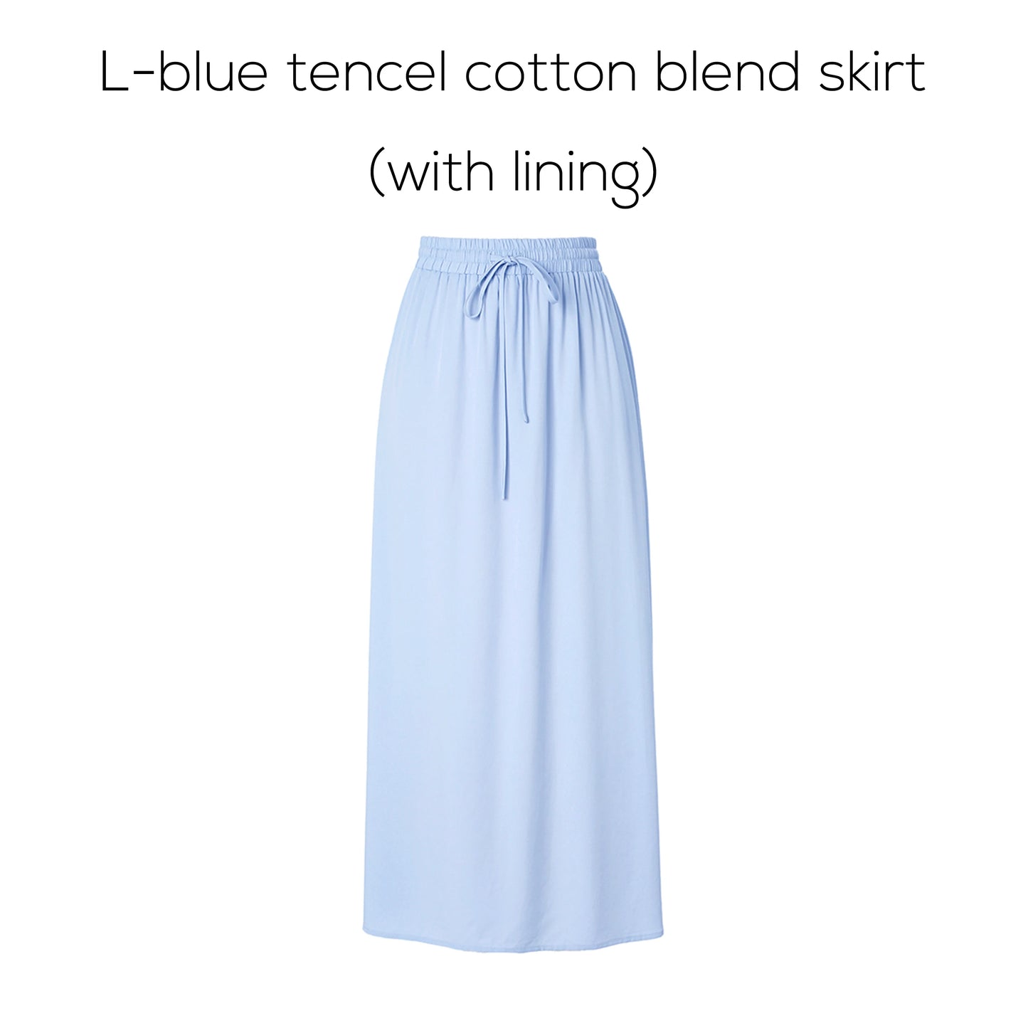 Cotton Blend Turn-Down Collar Top & A-Line Maxi Skirt Set – Modest Casual Fit