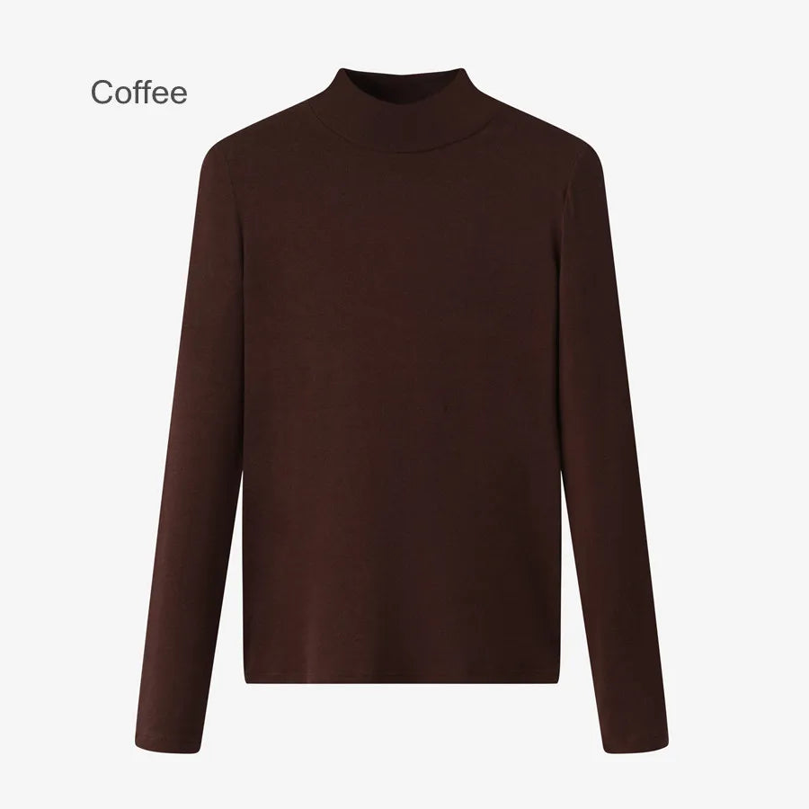 Corduroy Maxi Skirt + High-Stretch Ribbed Top Set (Autumn Edition)