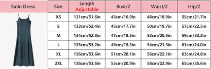 Satin Slip Dress + Knit Cross Top Set (Adjustable Maxi Length)