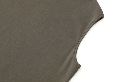 Cable-Knit Cardigan + Ribbed Mockneck Maxi Dress Set