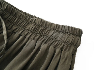 Cupro Luxe 3-Piece Set — Shirt + Slip Dress + Skirt