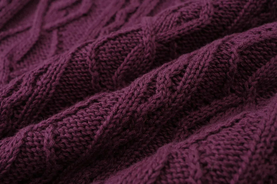 2-Piece Cable Knit Top + Cupro Slip Maxi Dress Set