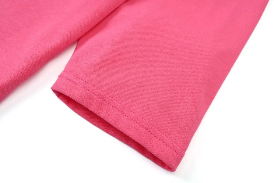 Loose Boxy V-Neck Tee with Drop Sleeves (Cotton Blend)