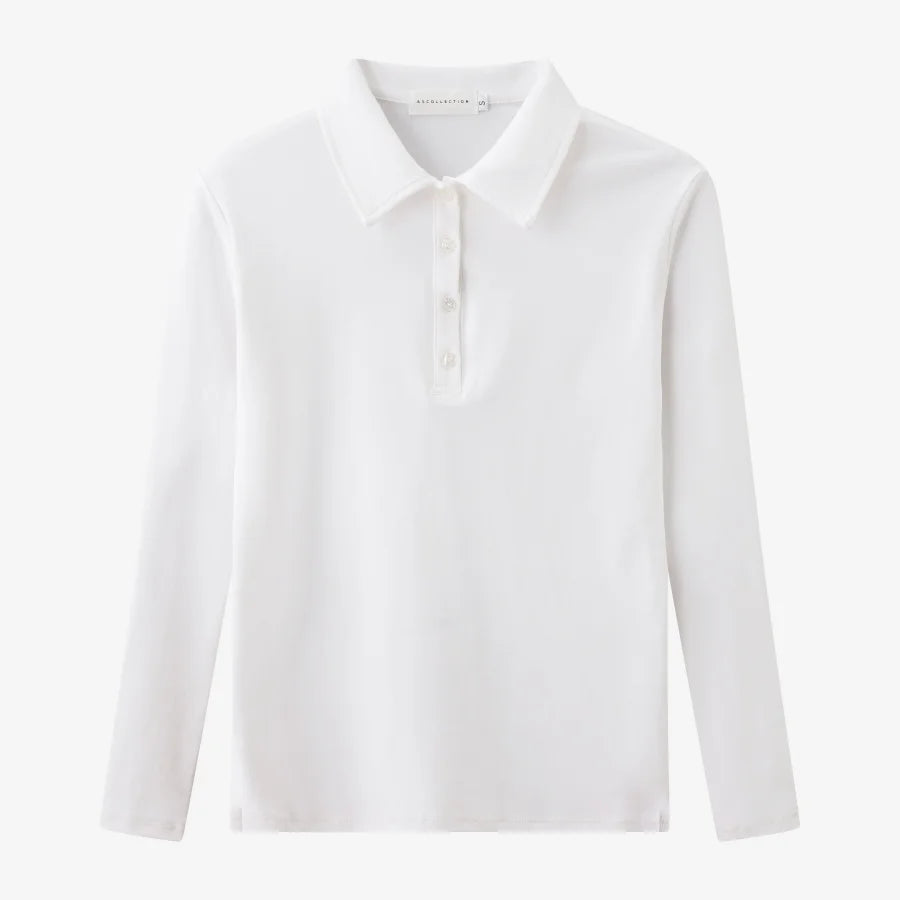 Fitted Stretch Polo Shirt (Cotton Blend)