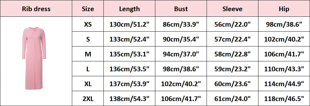 Ribbed Knit Maxi Dress – Soft Stretch Comfort Fit