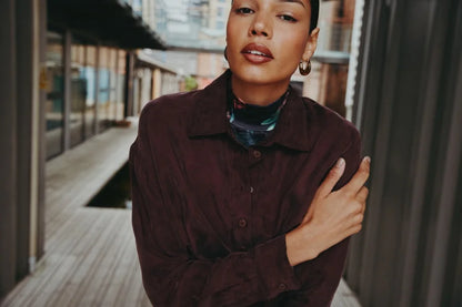 Cupro Luxe 3-Piece Set — Shirt + Slip Dress + Skirt