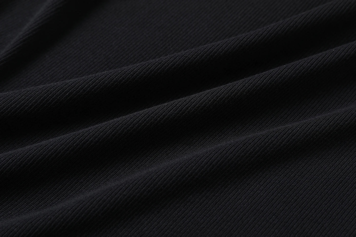 Ribbed Tee & Denim Maxi Skirt Set – Contrast Round Neck Modest Fit