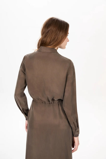 Cupro Luxe 3-Piece Set — Shirt + Slip Dress + Skirt