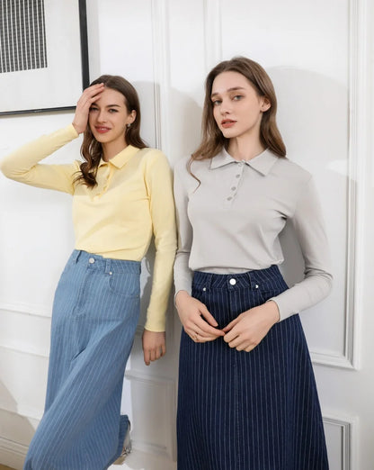 Fitted Stretch Polo Shirt (Cotton Blend)