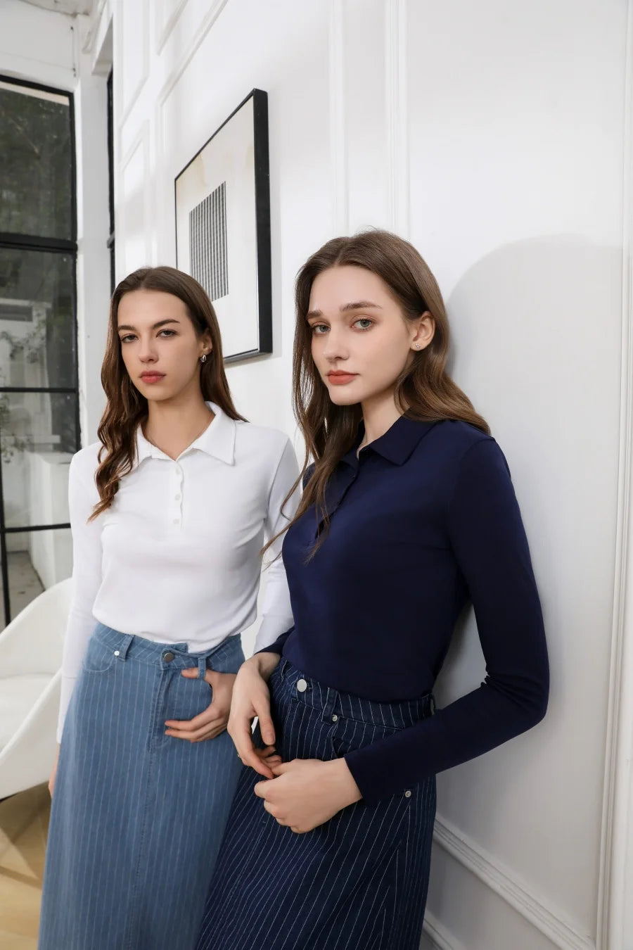 Fitted Stretch Polo Shirt (Cotton Blend)