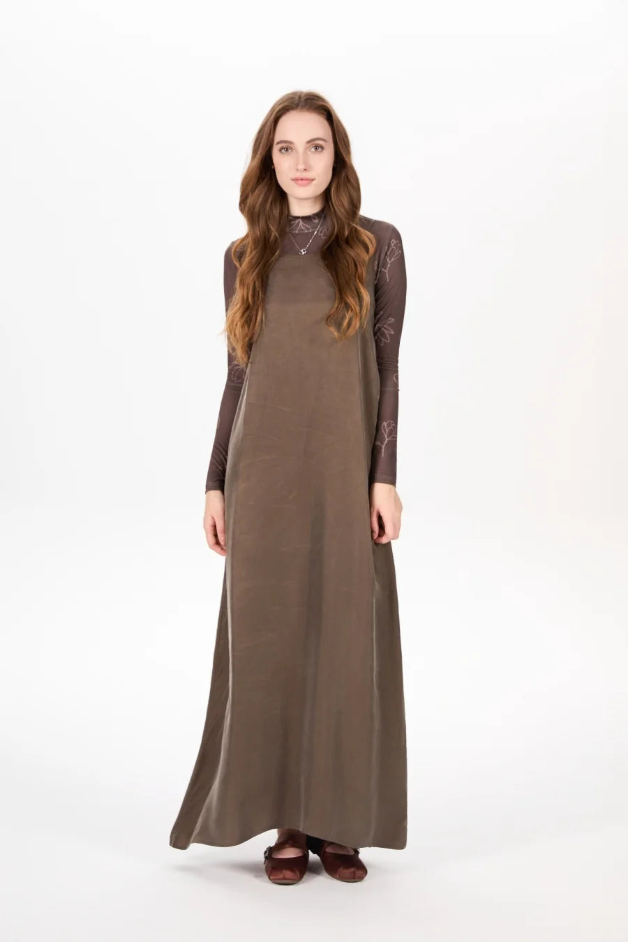 Cupro Luxe 3-Piece Set — Shirt + Slip Dress + Skirt