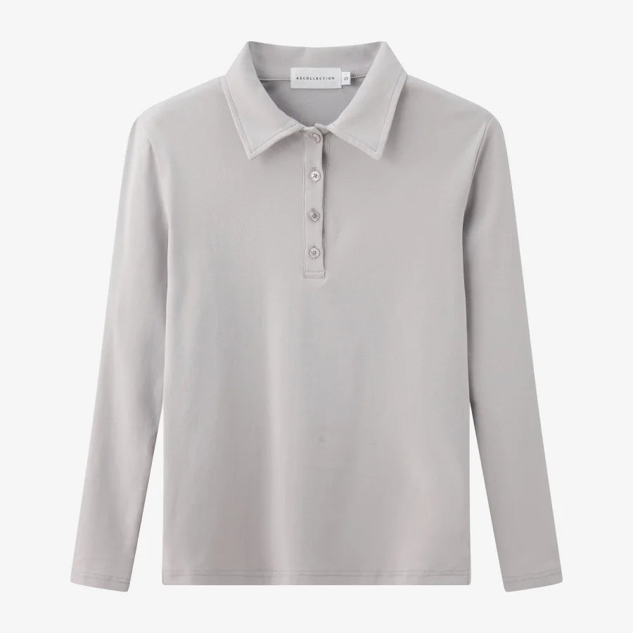 Fitted Stretch Polo Shirt (Cotton Blend)