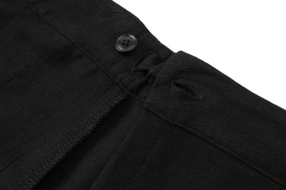 Adjustable Linen Wrap Skirt (Ankle-Length)