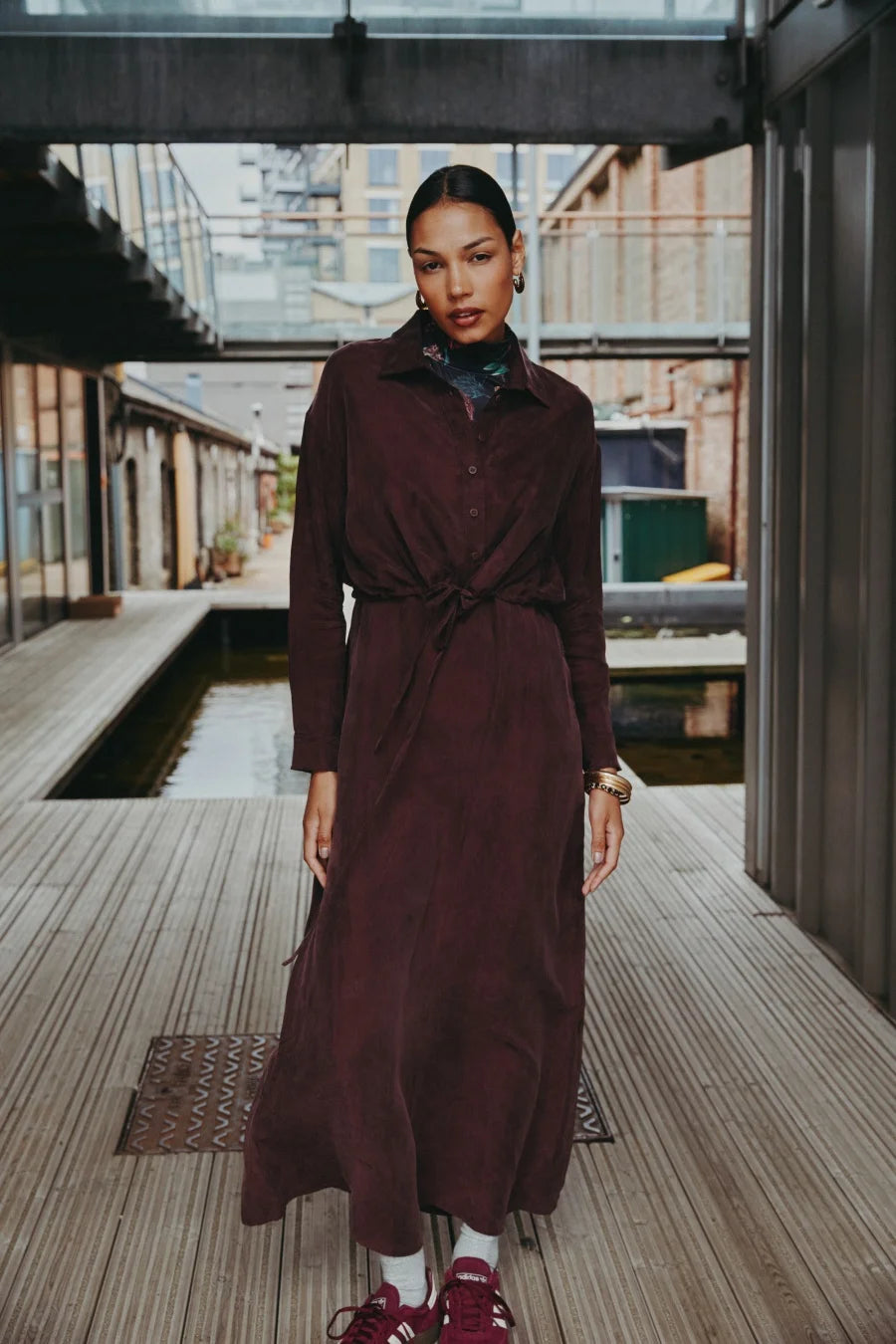 Cupro Luxe 3-Piece Set — Shirt + Slip Dress + Skirt