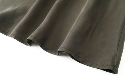 Cupro Luxe 3-Piece Set — Shirt + Slip Dress + Skirt