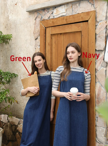 Striped Ribbed Top with 3/4 Sleeves (High Stretch Cotton Blend)