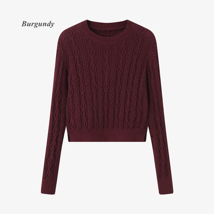 Cable-Knit Hoodie + Satin Slip Dress Set (Winter Edition)