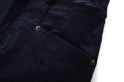 Corduroy Maxi Skirt + High-Stretch Ribbed Top Set (Autumn Edition)