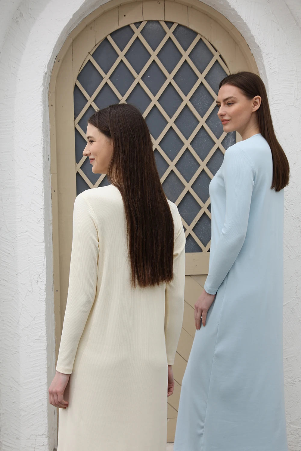 Ribbed Knit Maxi Dress – Soft Stretch Comfort Fit