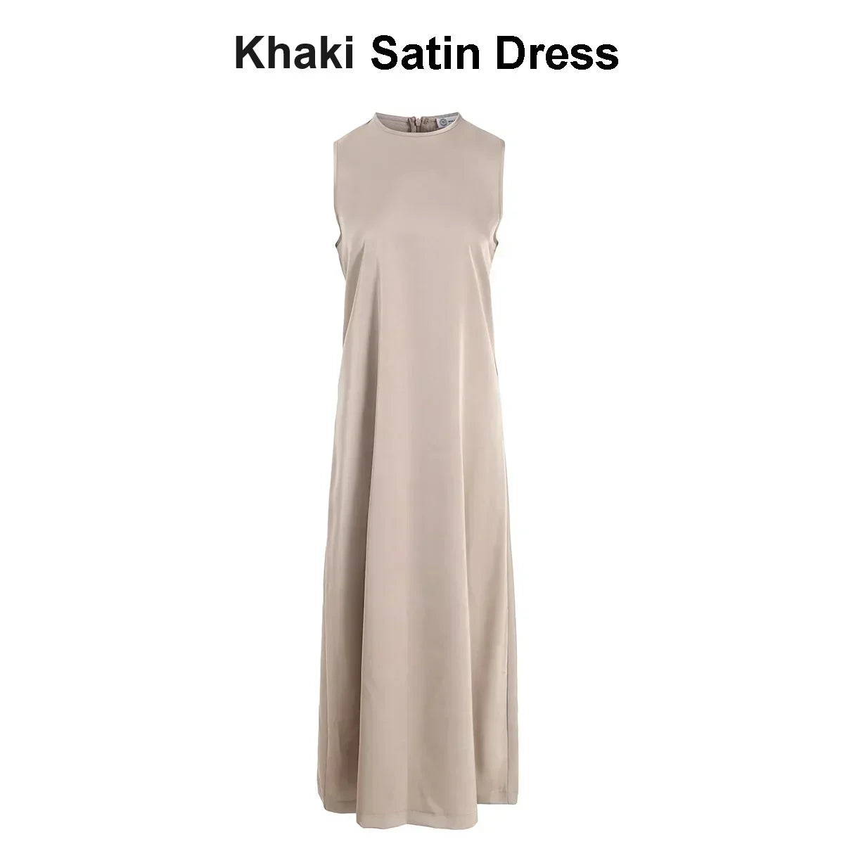 Cableknit Sweater & Satin Maxi Dress Set – Soft Modest Fit