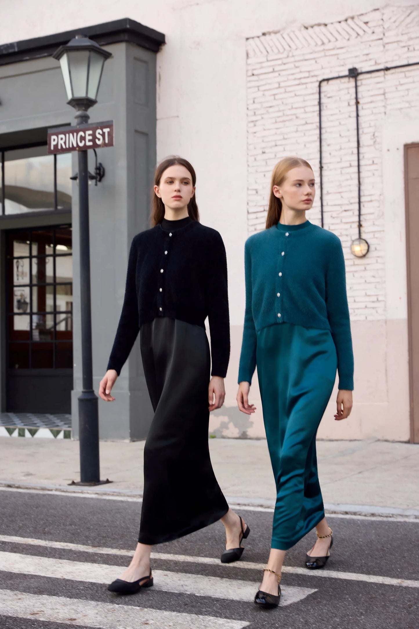 Soft Mohair Knit Cardigan – Classic Button Front