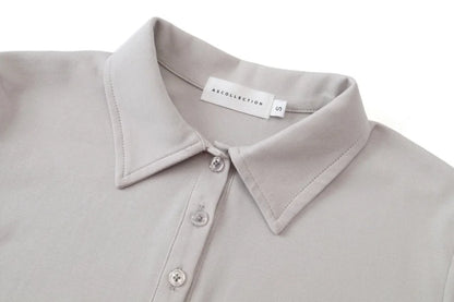 Fitted Stretch Polo Shirt (Cotton Blend)